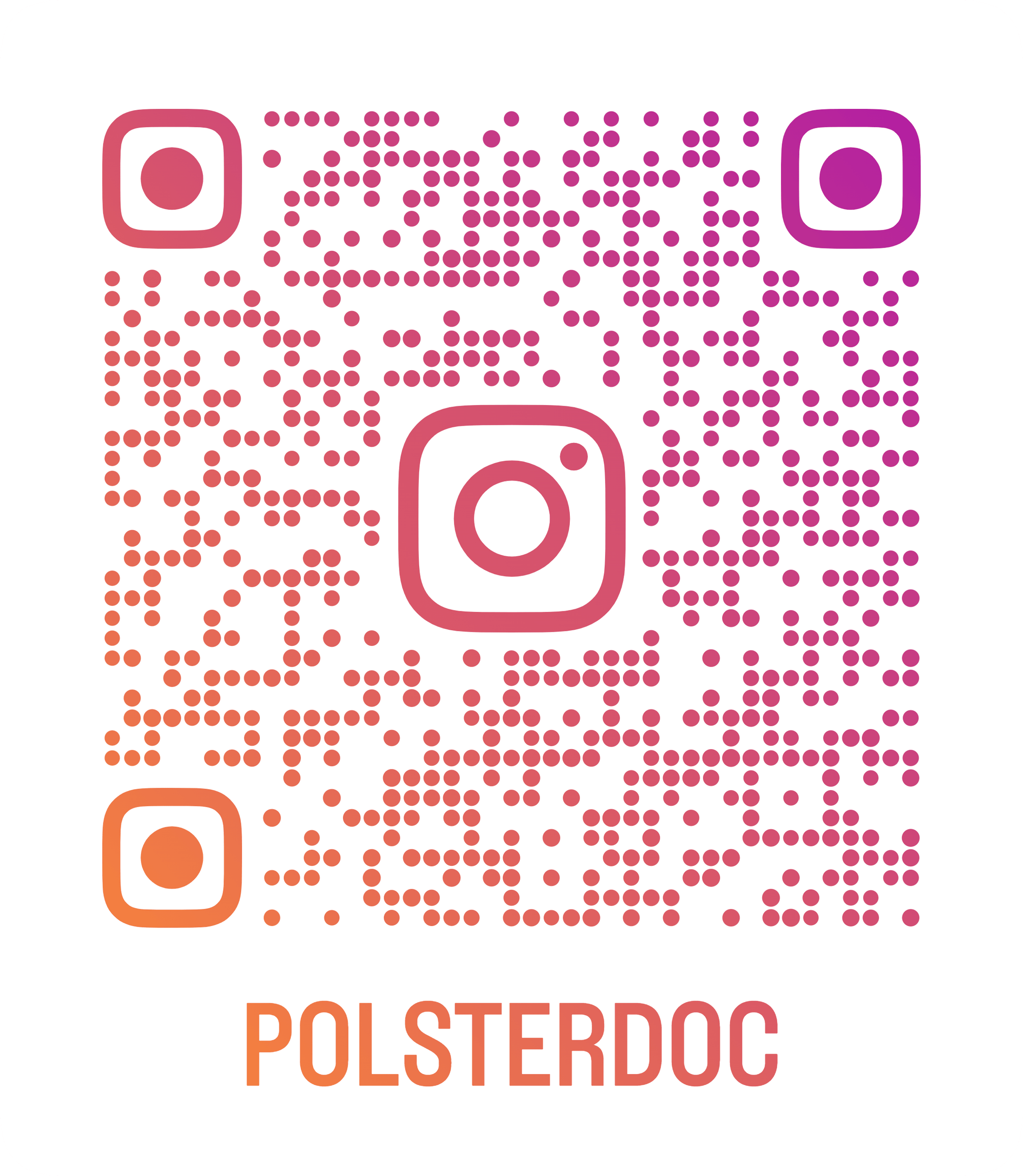 QR-Code zum Instagram-Profil @polsterdoc